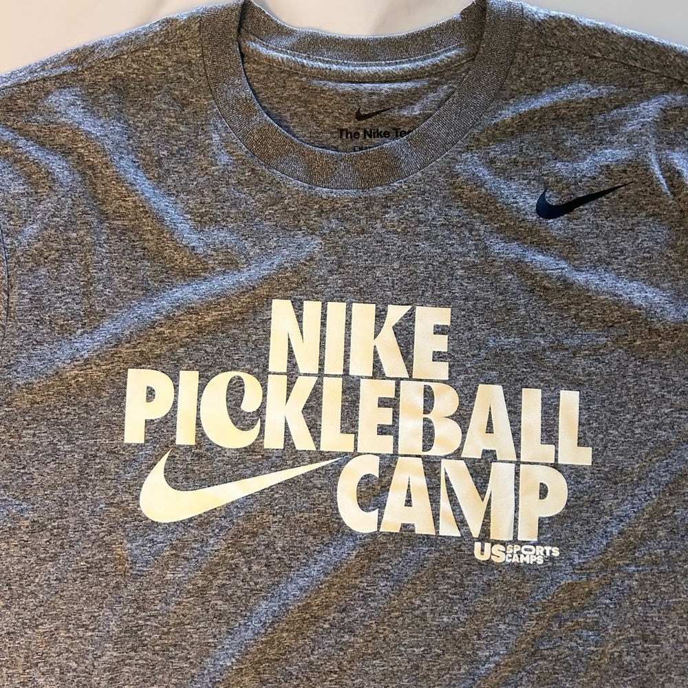 Nike Heather Gray Pickleball Camp Tee